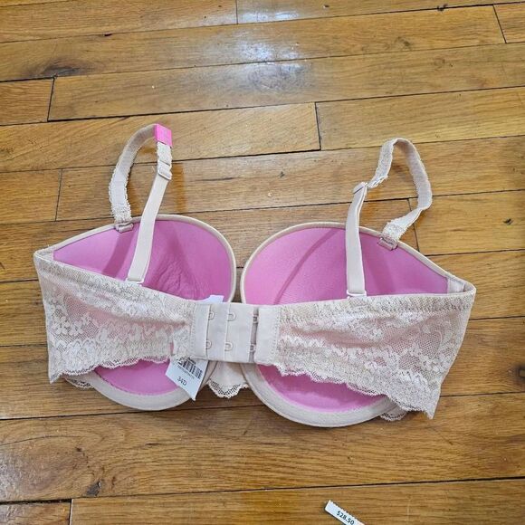 PINK Victoria's Secret Bra Beige 34D - Picture 2 of 4